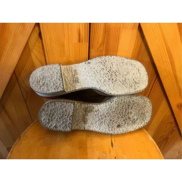 Jesse Janes by Sebago Brown /Red Suede Lace Shoes. Size 8.5 N. - Picture 7 of 7